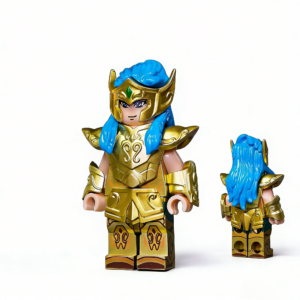 Saint Seiya Aquarius Camus Custom Minifigure Battle Sanctuary Gold Cloth Premium Collectible