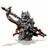 Dark Fantasy Dark Lord Warrior Custom Minifigure Battle Armor & Weaponry Epic Collection