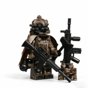 Desert Covert Ghost SpecOps Soldier Custom Minifigure Tactical Military Stealth Operation Premium AFOL Collectible MOC Decor