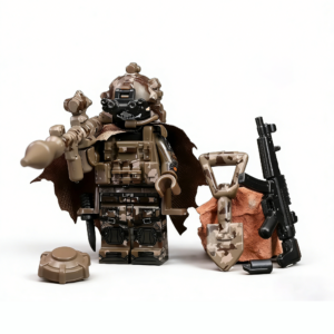 Desert Heavy Ghost SpecOps Soldier Custom Minifigure Tactical Military Stealth Operation Premium AFOL Collectible MOC Decor