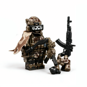 Ghost Recon Ghost Custom Minifigure Tactical Combat Modern Warfare Military Operation High-quality ABS Plastic