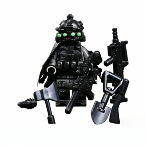 Grim Reaper Grim Reaper Custom Minifigure Stealth Tactical Night Ops Combat Ready High-quality ABS Plastic