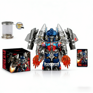 2pcs Transformers Optimus Prime Skyfire Custom Minifigures Jet Mode Combined Form Battle Ready Flame Effects Collector Grade