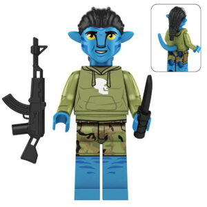 Avatar Miles Quaritch Custom Minifigure Military Combat Ready Collectible Universe Brick System Compatible