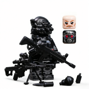 Tactical Military Night Ops Commando Custom Minifigure Night Raid Tactical Operation Premium AFOL Collectible MOC Decor
