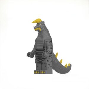 Godzilla Black King Kaiju Custom Minifigure Standing Ready for Battle Premium ABS Collectible