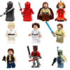 Star Wars Qui-Gon Jinn Darth Maul Boba Fett Padmé Amidala Luke Skywalker Obi-Wan Kenobi Han Solo Emperor Palpatine Royal Guard Nute Gunray Custom Minifigures Battle Imperial Court Space Adventure Movie Accurate Details Limited Edition