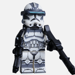 Star Wars Wolfpack Clone Sniper 104th Custom Minifigure Sniper Armed Tactical High-Quality ABS Plastic Compatible with Major Building Blocks