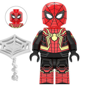 Marvel Spider-Man Custom Minifigure Web-Shooting Heroic Pose High-Quality ABS Plastic Compatible with Brick System Building Blocks