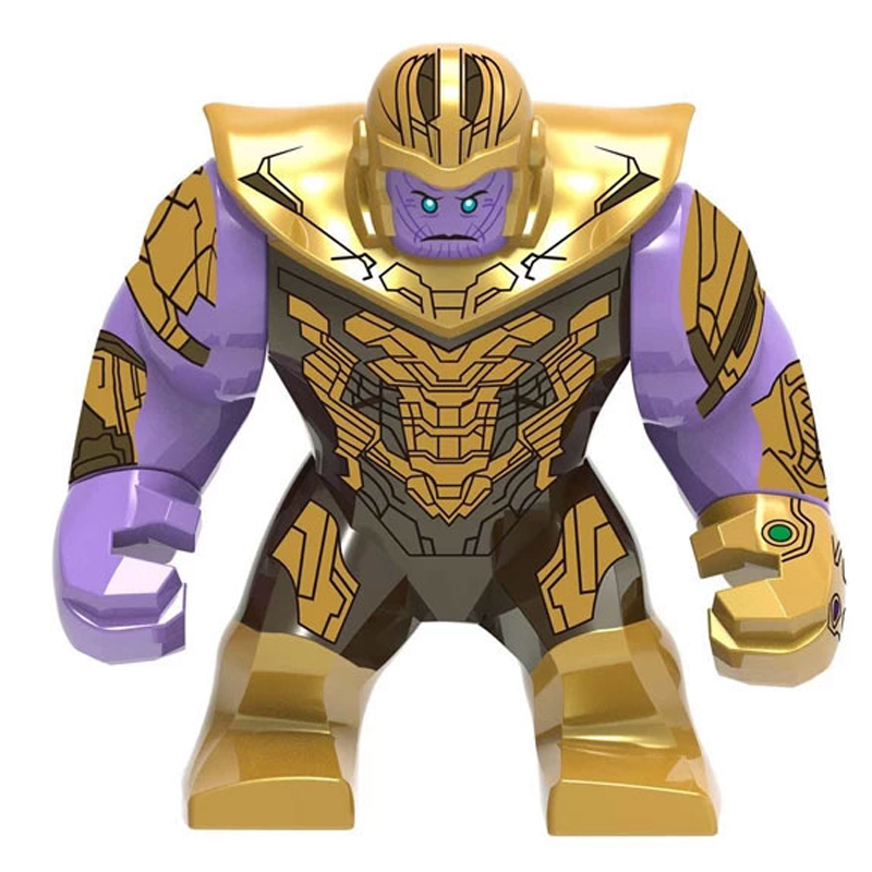 Marvel Thanos Custom Minifigure Standing Battle Ready High-Quality ABS Plastic Precision Injection Molding