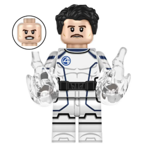 Marvel Universe Mr. Fantastic Custom Minifigure Stretching Elastic Form High-Quality ABS Plastic Compatible with Major Building Blocks