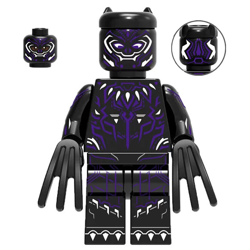 Marvel Black Panther Custom Minifigure Custom Design Limited Edition Hand Assembled