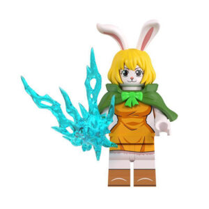 Avatar: The Last Airbender Carrot Sulong Form Custom Minifigure Elemental Transformation Spirit Energy Ice Power Collectible Universe Compatible