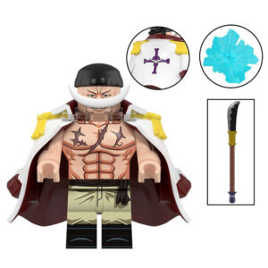 One Piece Whitebeard Edward Newgate Custom Minifigure Pirate Captain Battle Ready Sword Accessory High-quality ABS plastic precision injection molding