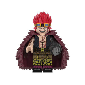 One Piece Eustass Captain Kid Custom Minifigure Supernova Battle Ready Pirate Captain Collectible Universe Compatible Blocks
