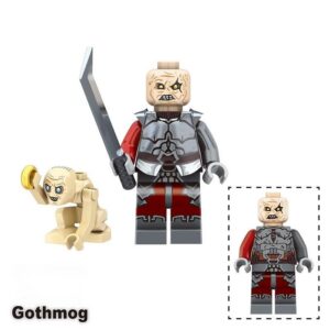 Lord of the Rings Gothmog Custom Minifigure Lieutenant of Morgul Holding Sword High-quality ABS Plastic Precision Injection Molding