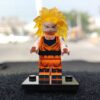 Dragon Ball Goku SSJ3 Custom Minifigure Transforming Energy Aura Dragon Form High-Quality ABS Plastic