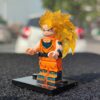 Dragon Ball Goku SSJ3 Custom Minifigure Transforming Energy Aura Dragon Form High-Quality ABS Plastic