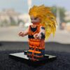 Dragon Ball Goku SSJ3 Custom Minifigure Transforming Energy Aura Dragon Form High-Quality ABS Plastic