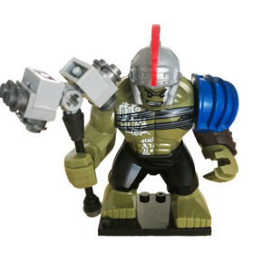 Marvel Gladiator Hulk Custom Minifigure Battle-ready Holding Weapon High-quality ABS Plastic Compatible Building Blocks