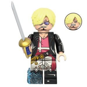 One Piece Eneru Custom Minifigure Skypiea Ruler Holding Sword High-Quality Collectible Building Blocks Compatible