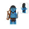 Avatar Na'vi Jake Sully Custom Minifigure Tribal Warrior Hunting Combat Cultural Ritual Collectible Universe Compatible with Building Bricks