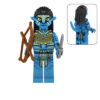 Avatar Na'vi Jake Sully Custom Minifigure Tribal Warrior Hunting Combat Cultural Ritual Collectible Universe Compatible with Building Bricks