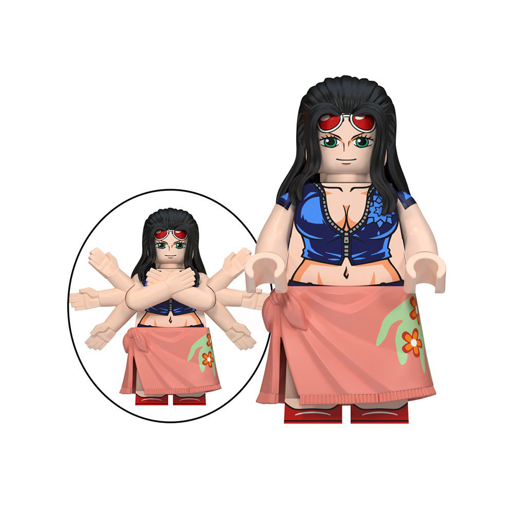 One Piece Nico Robin Custom Minifigure Miss All Sunday Casual Pose Limited Edition Collectible