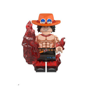 One Piece God Eneru Kami Custom Minifigure Skypiea Ruler Electricity Power Holding Flame High-Quality ABS Plastic Compatible with Major Building Blocks