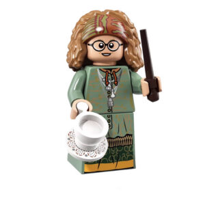 Harry Potter Professor Sybill Trelawney Custom Minifigure Tea Reading Holding Wand Collectible Universe Compatible with Major Building Blocks