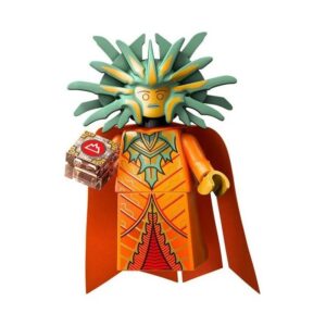 Collectible Universe The Lady of Pain Custom Minifigure Sigil Ruler Holding Power Cube High-Quality ABS Plastic Compatible with Major Building Blocks