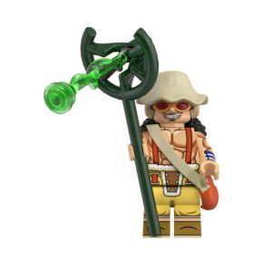 One Piece Usopp God Usopp Sniper King Custom Minifigure Holding Staff Pirate Adventure Limited Edition Collectible