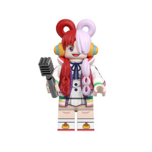One Piece Uta Custom Minifigure Singing Holding Microphone High-Quality ABS Plastic Collectible Universe Compatible