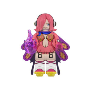One Piece Vinsmoke Reiju Custom Minifigure Holding Energy Flame Germa 66 Theme Collectible Universe Compatible Blocks