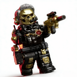 Delta Force Red Wolf Custom Minifigure Armed Tactical Gear Combat Ready Rare Edition Detailed Print Collector Grade