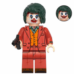 DC Comics Joker Custom Minifigure Holding Gun Movie Accurate Design Limited Edition