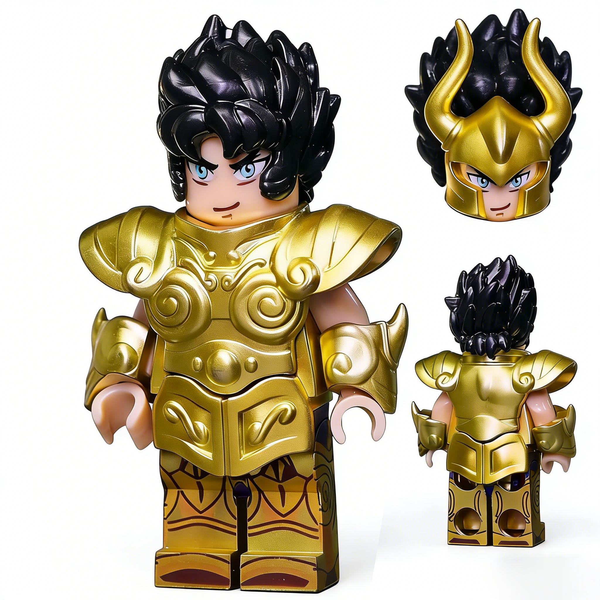 Saint Seiya Capricorn Shura Custom Minifigure Sanctuary Battle Diorama Premium Collectible