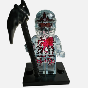 Ninjago Cole Custom Minifigure Translucent Earth Energy Holding Axe High-Quality ABS Plastic Precision Molded