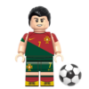 Cristiano Ronaldo, Neymar, Messi, Mbappé & Vinicius MOC Mini Figures, FIFA World Cup Stars, Compatible with Building Bricks