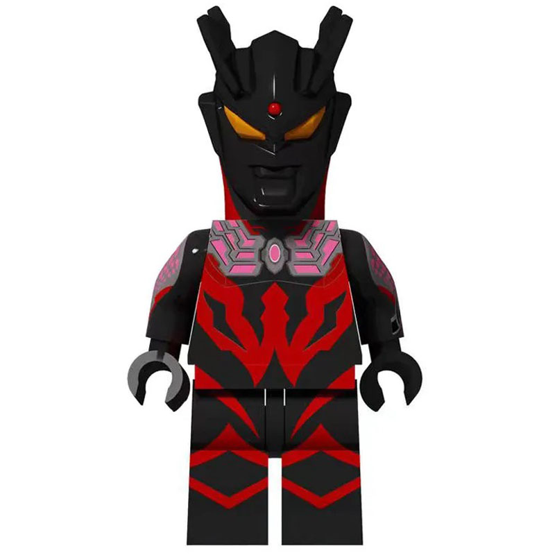 Ultraman Belial Custom Minifigure Standing Heroic Pose High-quality ABS plastic precision injection molding compatible with brick system building blocks