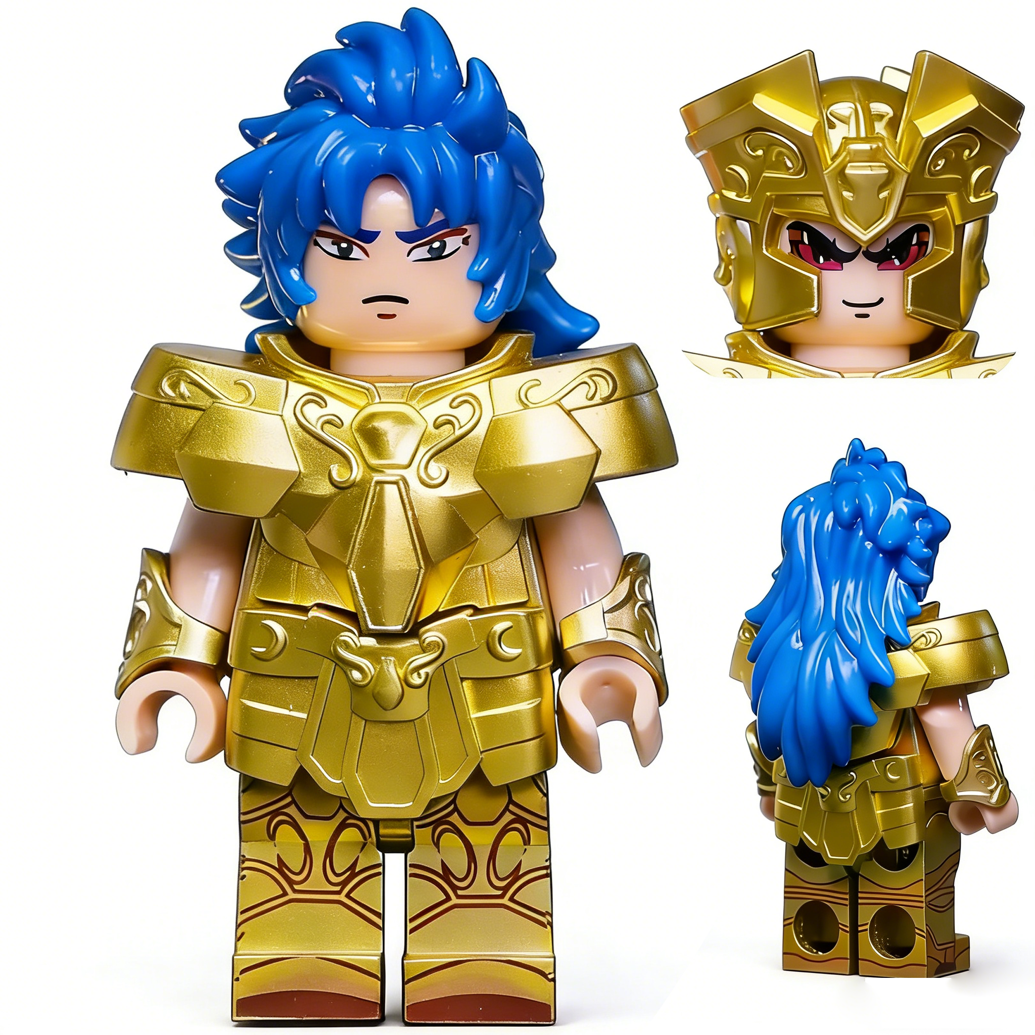 Saint Seiya Gemini Saga Custom Minifigure Sanctuary Battle Diorama Premium Collectible