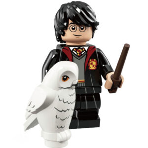 Harry Potter Harry Potter Custom Minifigure With Owl Wand Holding High-Quality ABS Plastic Collectible
