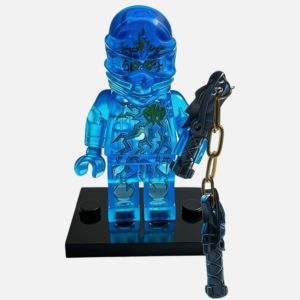 Ninjago Jay Custom Minifigure Translucent Lightning Chain Weapon Collectible Universe Brick System Compatible