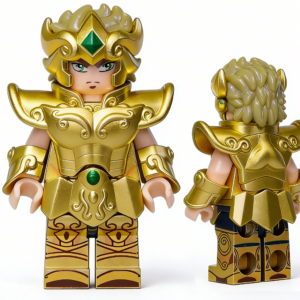 Saint Seiya Leo Aiolia Custom Minifigure Sanctuary Battle Golden Cloth Cosmo Power Premium Collectible