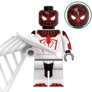 Marvel Miles Morales Custom Minifigure Spider-Man Suit Web Shooter Accessory High-Quality ABS Plastic