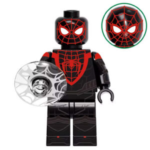 Marvel Miles Morales Custom Minifigure Spider-Man Suit Web Shooter Shield High-Quality ABS Plastic