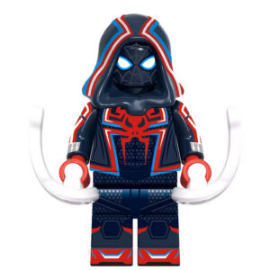 Marvel Miles Morales Custom Minifigure Spider-Man Suit Web-Shooters Hooded Costume Compatible with Building Bricks