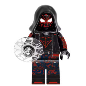 Marvel Miles Morales Custom Minifigure Spider-Man Suit Hooded Web Shooter Accessory High-quality ABS plastic precision injection molding compatible with brick system building blocks