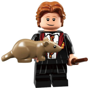 Harry Potter Dean Thomas Custom Minifigure Holding Rat Wizard with Wand High-quality ABS plastic precision injection molding compatible with major brick systems