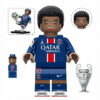 10pcs Football Superstars Mbappe Messi Ronaldo Custom Minifigures Champions League World Cup Scene Collectible Building Blocks Toys